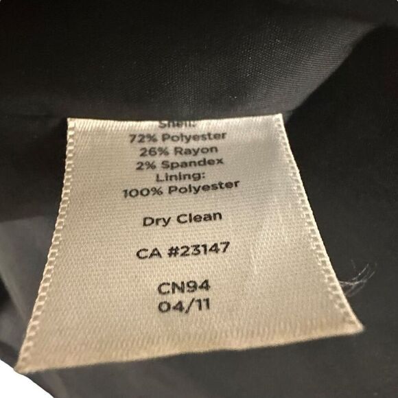 Talbots Black Midi Pencil Skirt size 4P - Picture 7 of 7